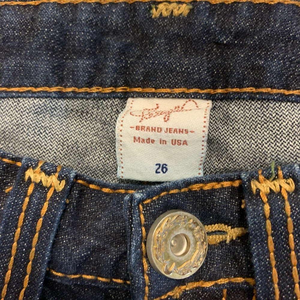 True Religion Straight Leg Dark Blue Denim Jeans - Picture 14 of 14